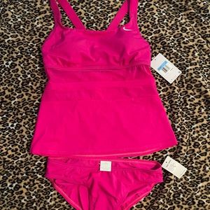 Women’s Pink Swim Suit size M  Nike